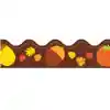 Acorns & Pumpkins Scalloped Border