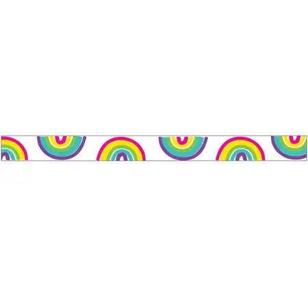 Kind Vibes Rainbows Straight Borders