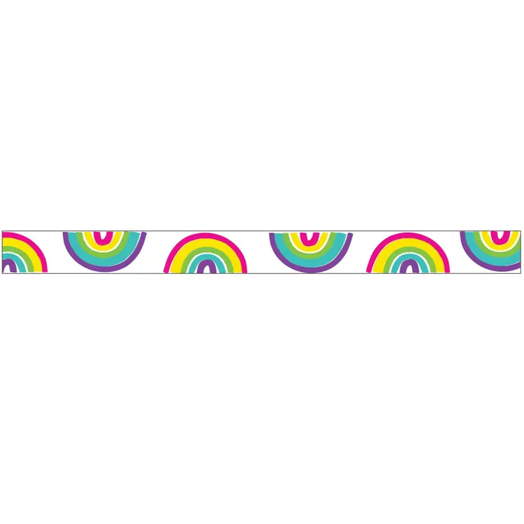 Kind Vibes Rainbows Straight Borders