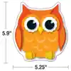 Colorful Owls Cut-Outs