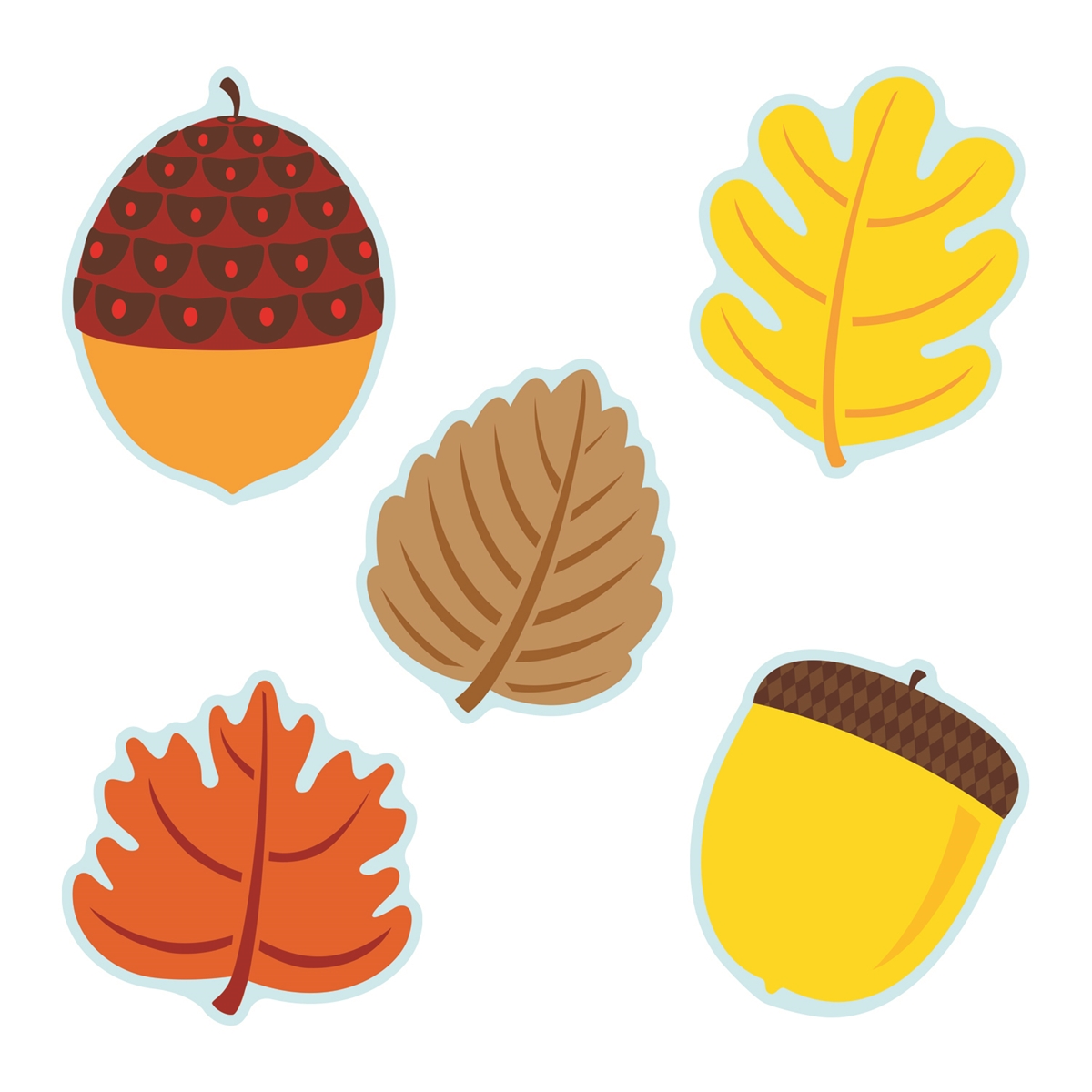 Leaves & Acorn Bulletin Board Cut-Outs | Becker's Leaves & acorn bulletin board cut-outs | becker's