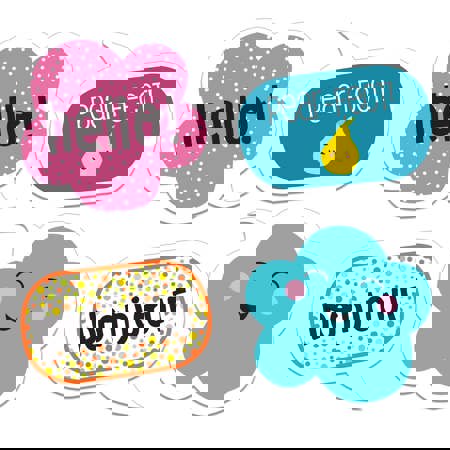 School Pop Happy Talk Cut-Outs