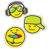 Kind Vibes Smiley Faces Cut-Outs