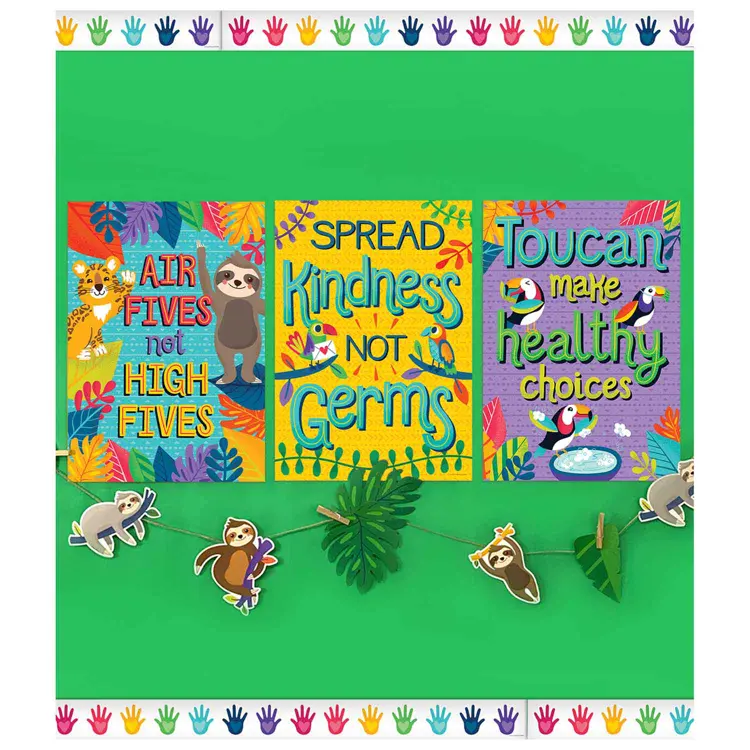 One World Happy & Healthy Poster Set