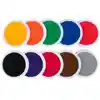 Jumbo Circular Washable Stamp Pads, Set of 10