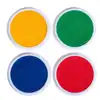 Jumbo Circular Washable Stamp Pads, Set of 4