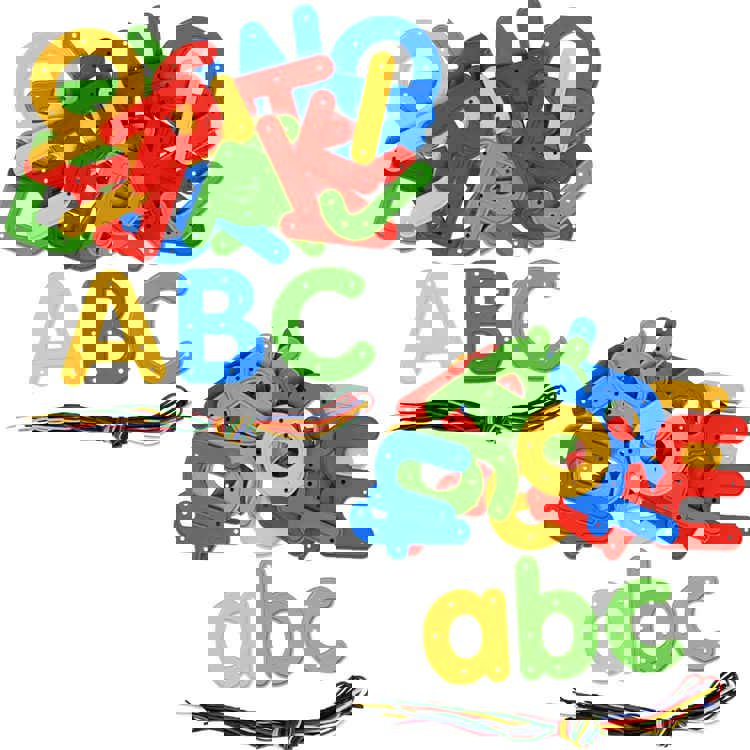 Lacing Letters, Upper & Lowercase