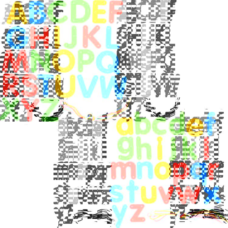 Lacing Letters, Upper & Lowercase