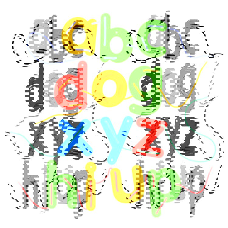 Lacing Letters, Upper & Lowercase
