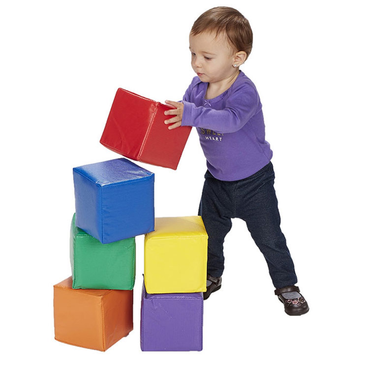 Toddler Baby Blocks, Primary Colors