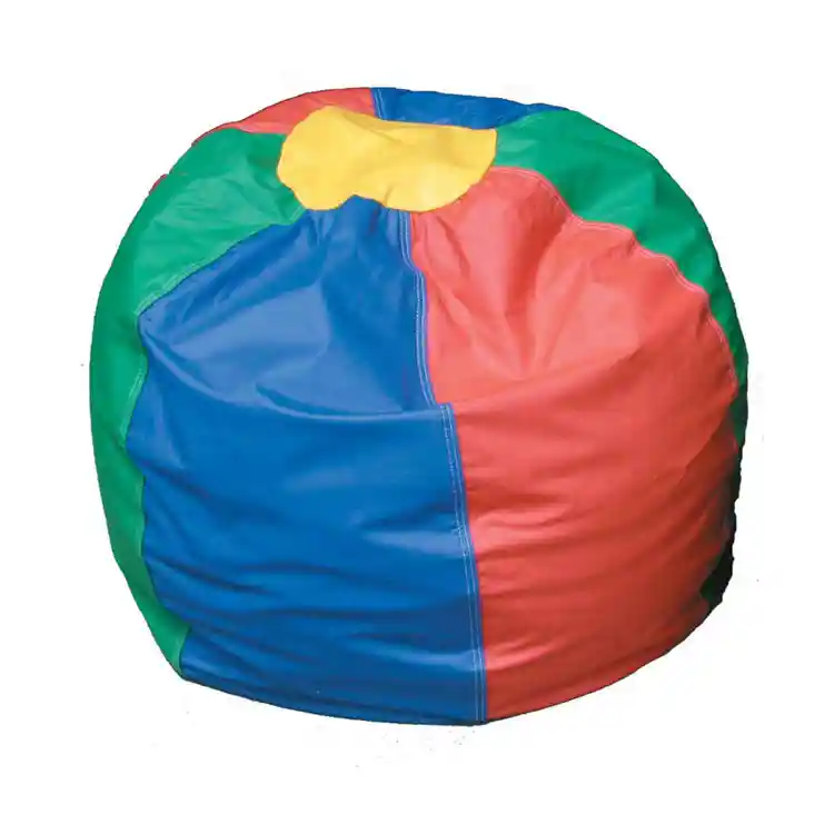 Round Bean Bag Chairs, Rainbow, Deluxe, 35"