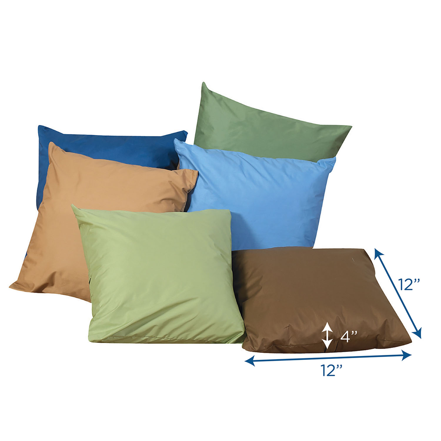 12" Pillows-Cozy Woodland Colors, Set of 6