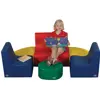 Preschool Contour Seating-Primary Colors, 6 Piece Set