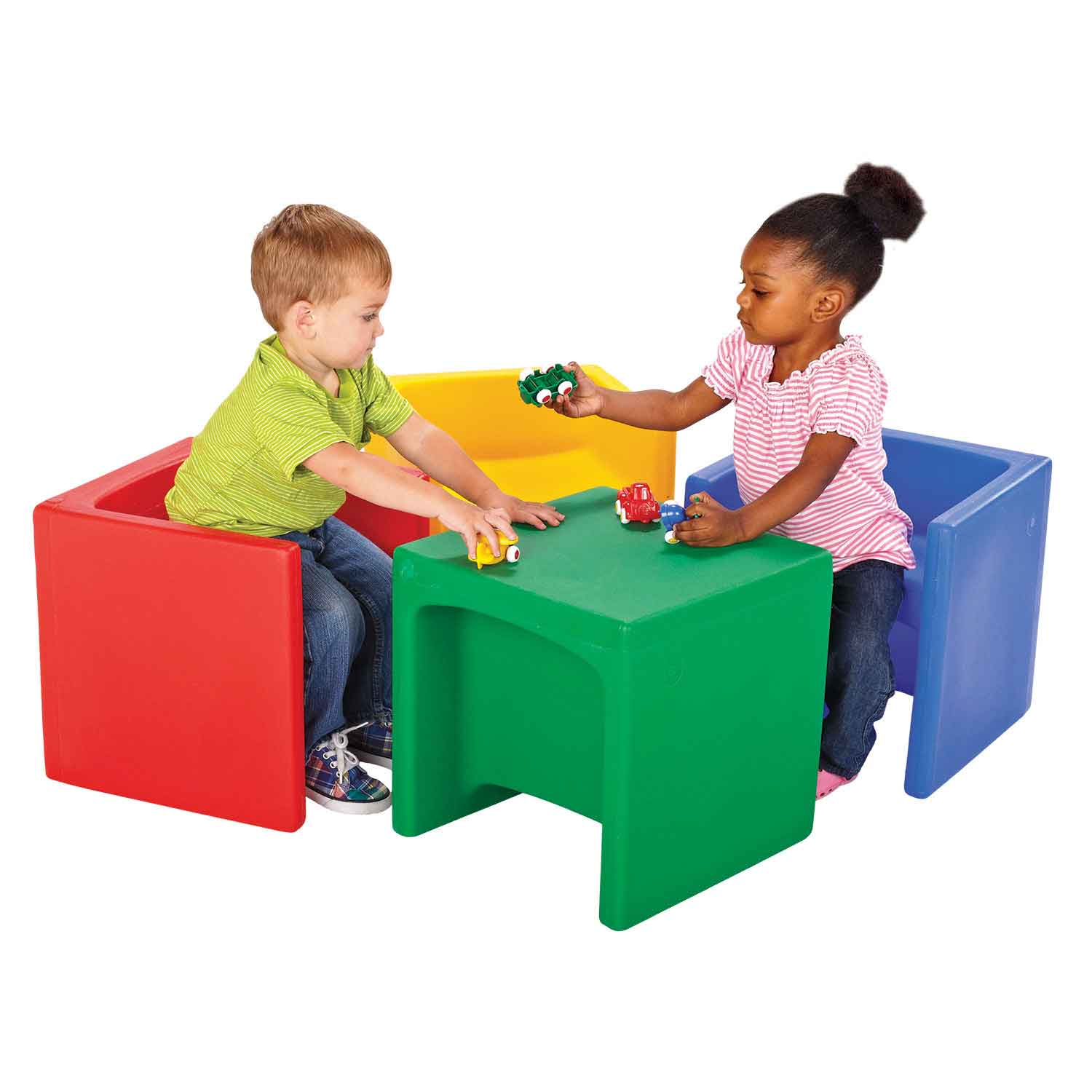 Primary Colors Chair Cubed™, Set of 4