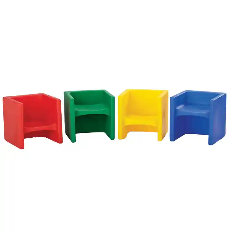 Primary Colors Chair Cubed™, Set of 4