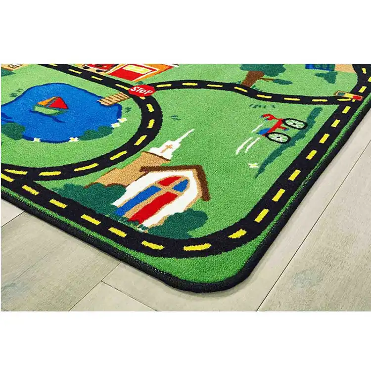 Cruisin' Around The Town Classroom Rug
