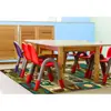 KIDSoft™ Alphabet Blocks Classroom Rug, Nature's Colors