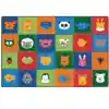 KIDSoft™ Animal Patchwork Rug, Primary Colors