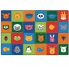 KIDSoft™ Animal Patchwork Rug, Primary Colors