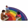 Rainbow Rows Classroom Rug