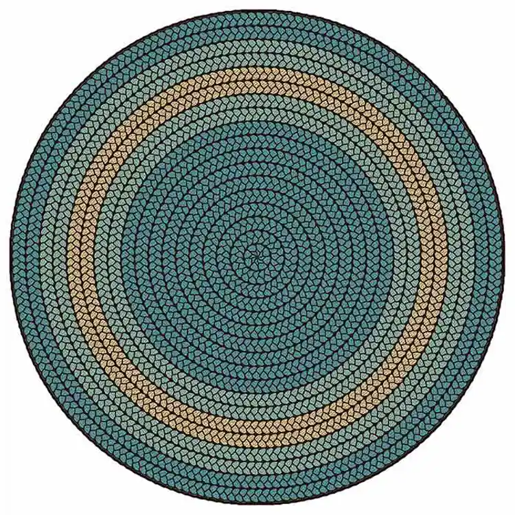 Braidful Nature Colors Rug