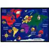 World Explorer Classroom Rug, Rectangle 4'5" x 5'10"