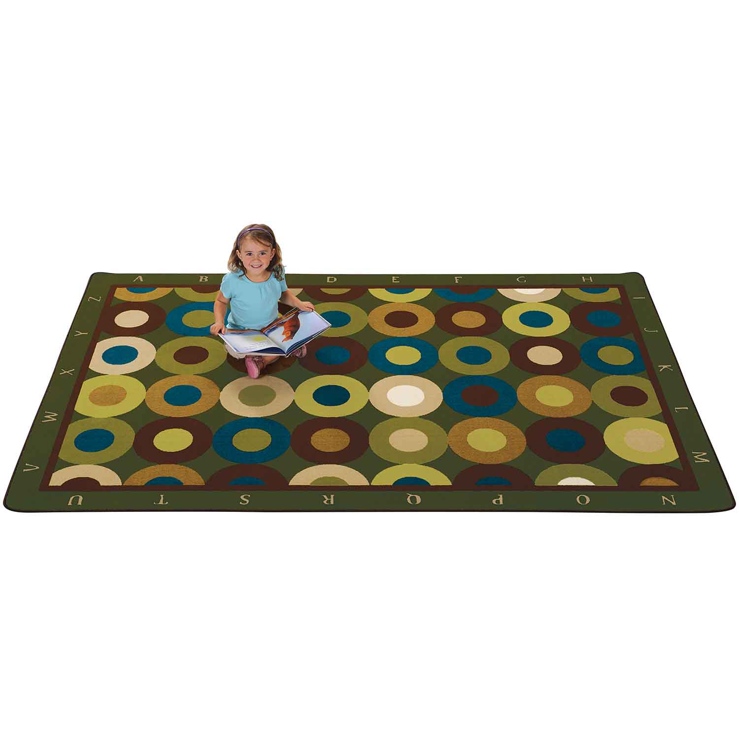 Alphabet Calming Circles Classroom Rugs | Becker's