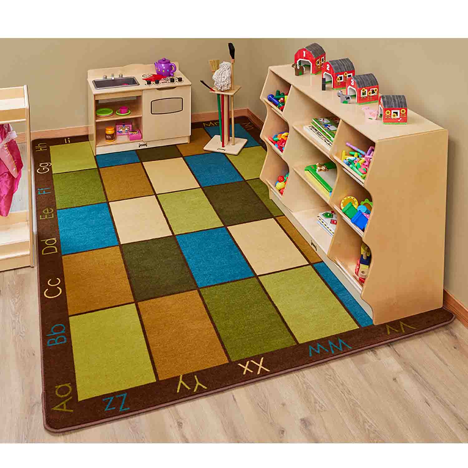 Nature's Colors Seating Classroom Rug | Becker's