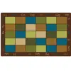 Nature's Colors Seating Classroom Rug, Rectangle 6' x 9'