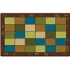 Nature's Colors Seating Classroom Rug, Rectangle 8'4" x 13'4"