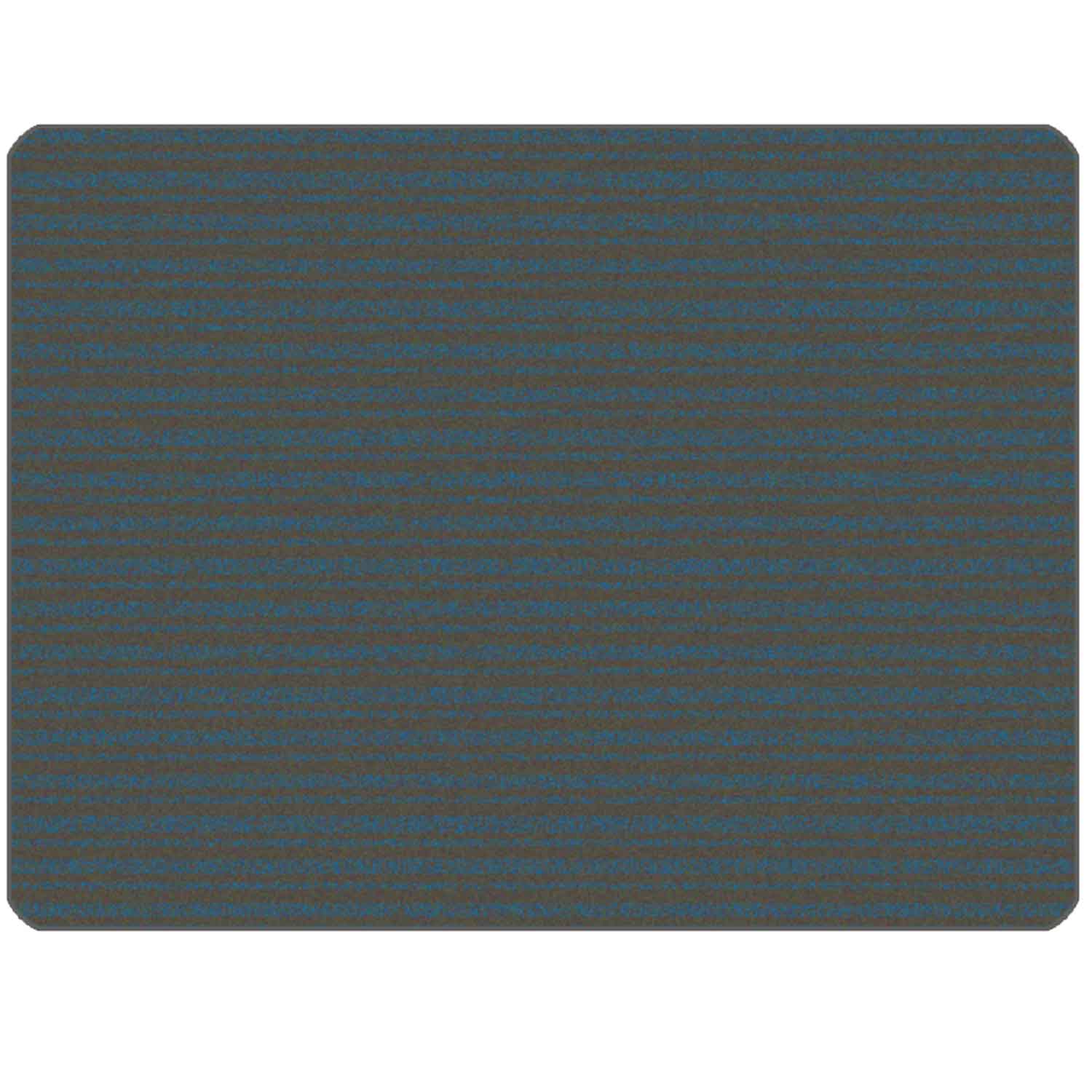 KIDSoft Subtle Stripes Rug Grey Blue 6' x 9'