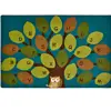 Owl-phabet Tree Classroom Rug, Rectangle 8'4" x 13'4"
