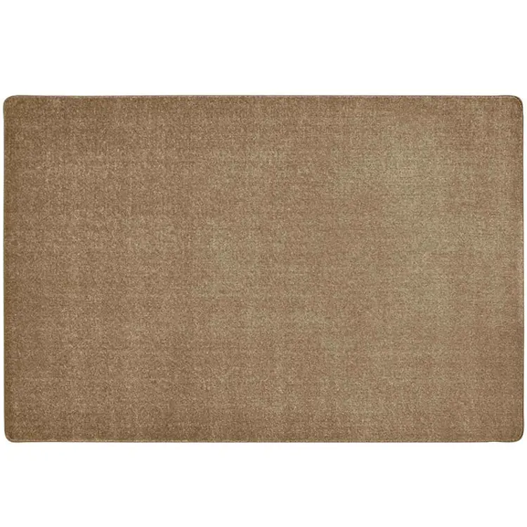 Mt. St. Helens Solid Color Classroom Carpet Collection, Sahara, Rectangle 6' x 9'