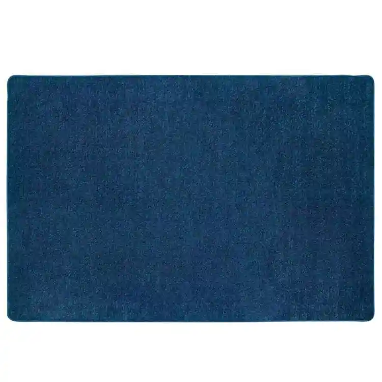 Mt. St. Helens Solid Color Classroom Carpet Collection, Blueberry, Rectangle 8'4" x 12'