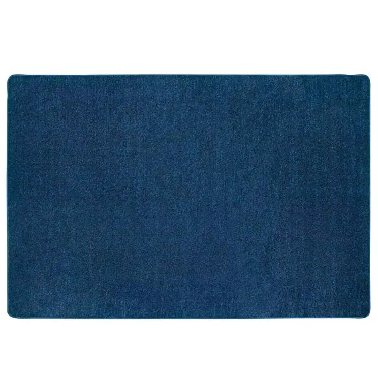 Mt. St. Helens Solid Color Classroom Carpet Collection, Blueberry, Rectangle 8'4" x 12'