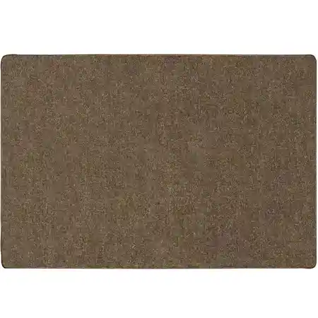 Mt. St. Helens Solid Color Classroom Carpet Collection, Mocha, Rectangle 8'4" x 12'