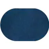 Mt. St. Helens Solid Color Classroom Carpet Collection, Blueberry, Oval 6' x 9'