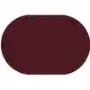Mt. St. Helens Solid Color Classroom Carpet Collection, Cranberry, Oval 6' x 9'
