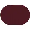 Mt. St. Helens Solid Color Classroom Carpet Collection, Cranberry, Oval 6' x 9'