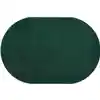 Mt. St. Helens Solid Color Classroom Carpet Collection, Emerald, Oval 6' x 9'