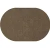 Mt. St. Helens Solid Color Classroom Carpet Collection, Mocha, Oval 6' x 9'