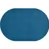 Mt. St. Helens Solid Color Classroom Carpet Collection, Marine Blue, Oval 6' x 9'