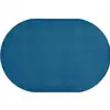 Mt. St. Helens Solid Color Classroom Carpet Collection, Marine Blue, Oval 6' x 9'