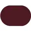 Mt. St. Helens Solid Color Classroom Carpet Collection, Cranberry, Oval 7'6"  x 12'