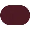 Mt. St. Helens Solid Color Classroom Carpet Collection, Cranberry, Oval 7'6"  x 12'