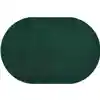 Mt. St. Helens Solid Color Classroom Carpet Collection, Emerald, Oval 7'6"  x 12'
