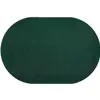 Mt. St. Helens Solid Color Classroom Carpet Collection, Emerald, Oval 7'6"  x 12'