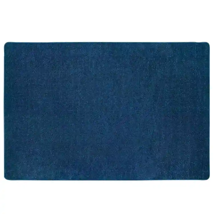 Mt. St. Helens Solid Color Classroom Carpet Collection, Blueberry, Rectangle 7'6" x 12'