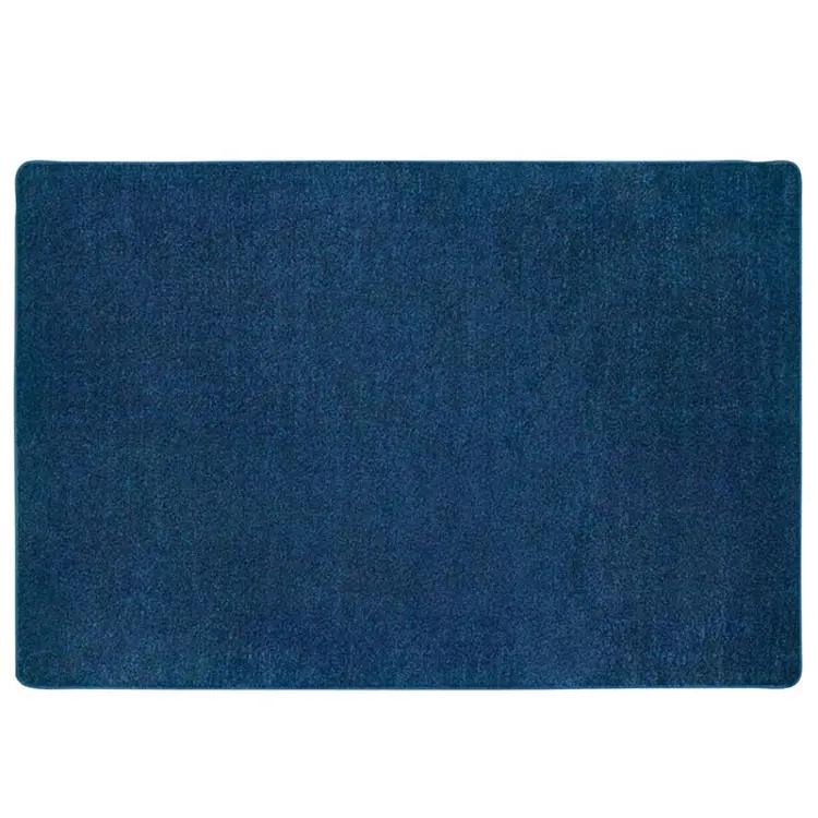 Mt. St. Helens Solid Color Classroom Carpet Collection, Blueberry, Rectangle 7'6" x 12'