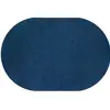 Mt. St. Helens Solid Color Classroom Carpet Collection, Blueberry, Oval 8'3" x 11'8"